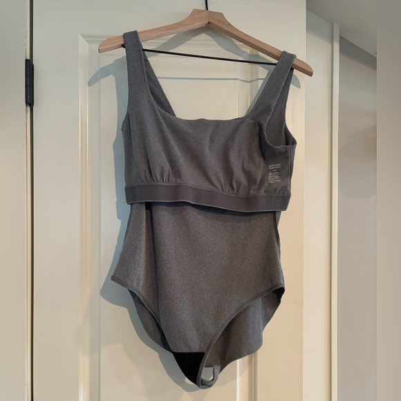 girlfriend collective penny square neck bodysuit - Picture 5 of 7